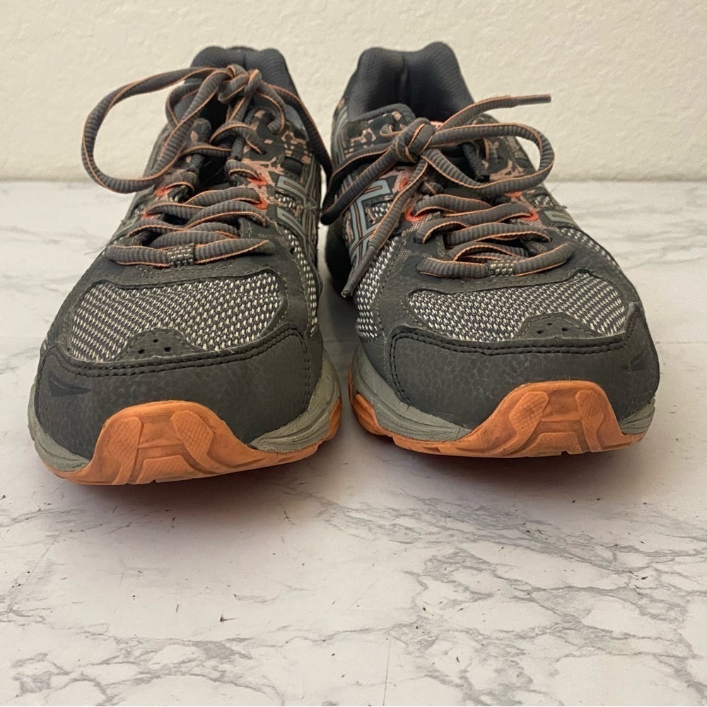ASICS Gel-Venture 6 Running Shoes Cross Training T7G6N Women 8 Gray Pink Camo K1 - Picture 3 of 9